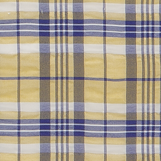 Buy yellow-multi YARN DYE PLAID RIFFLE