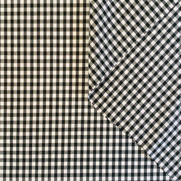 SMALL GINGHAM CHECK (3/8" X 5/16") COTTON MUSLIN